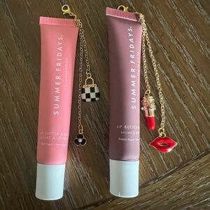 Lip balm Charms with lip gloss included